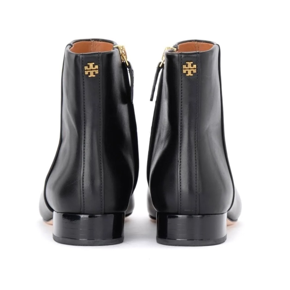 Tory Burch Black Leather Ankle Boots